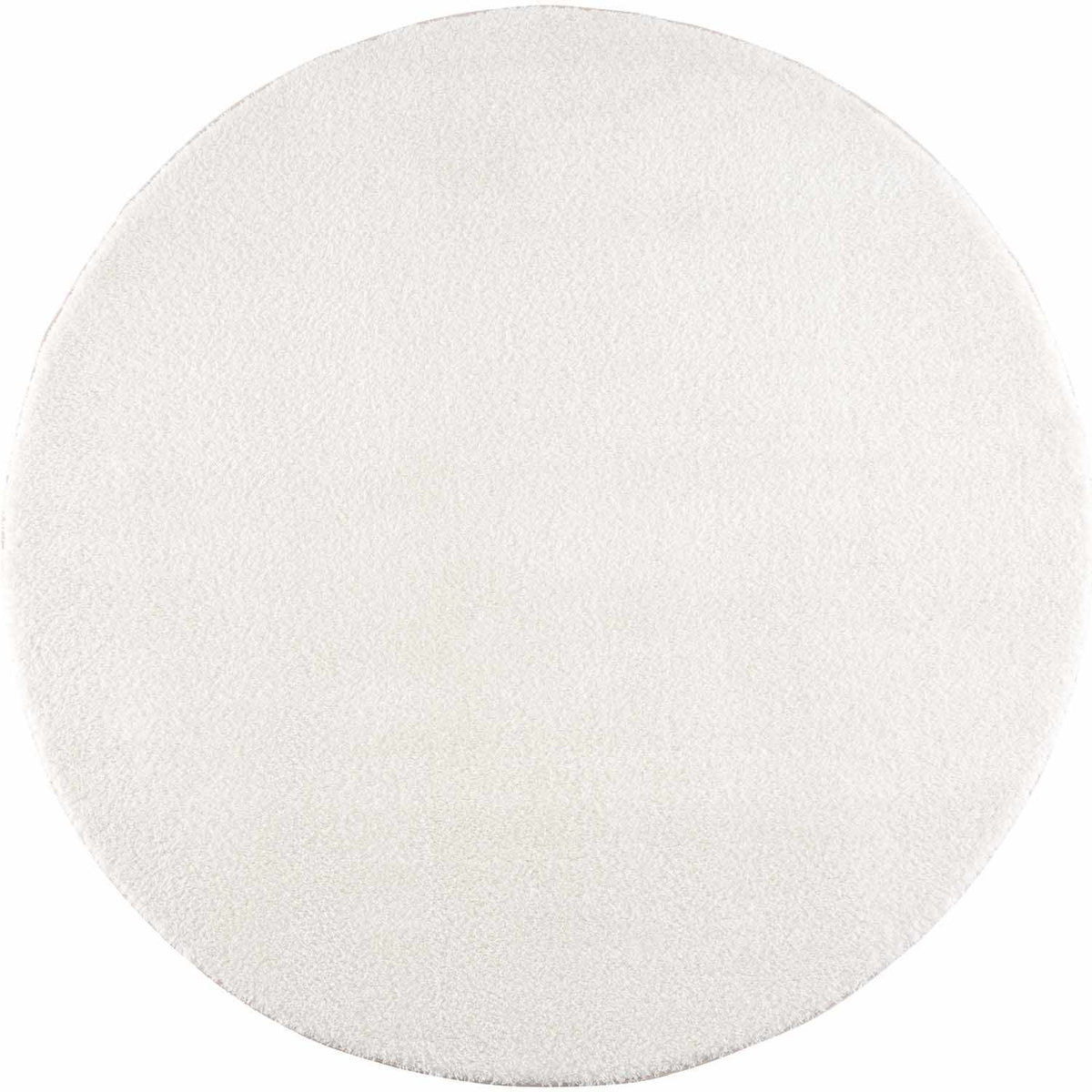 Crevalo Cream Subtle Wavy Abstract Modern Minimalist Polyester Machine Woven Area Rug