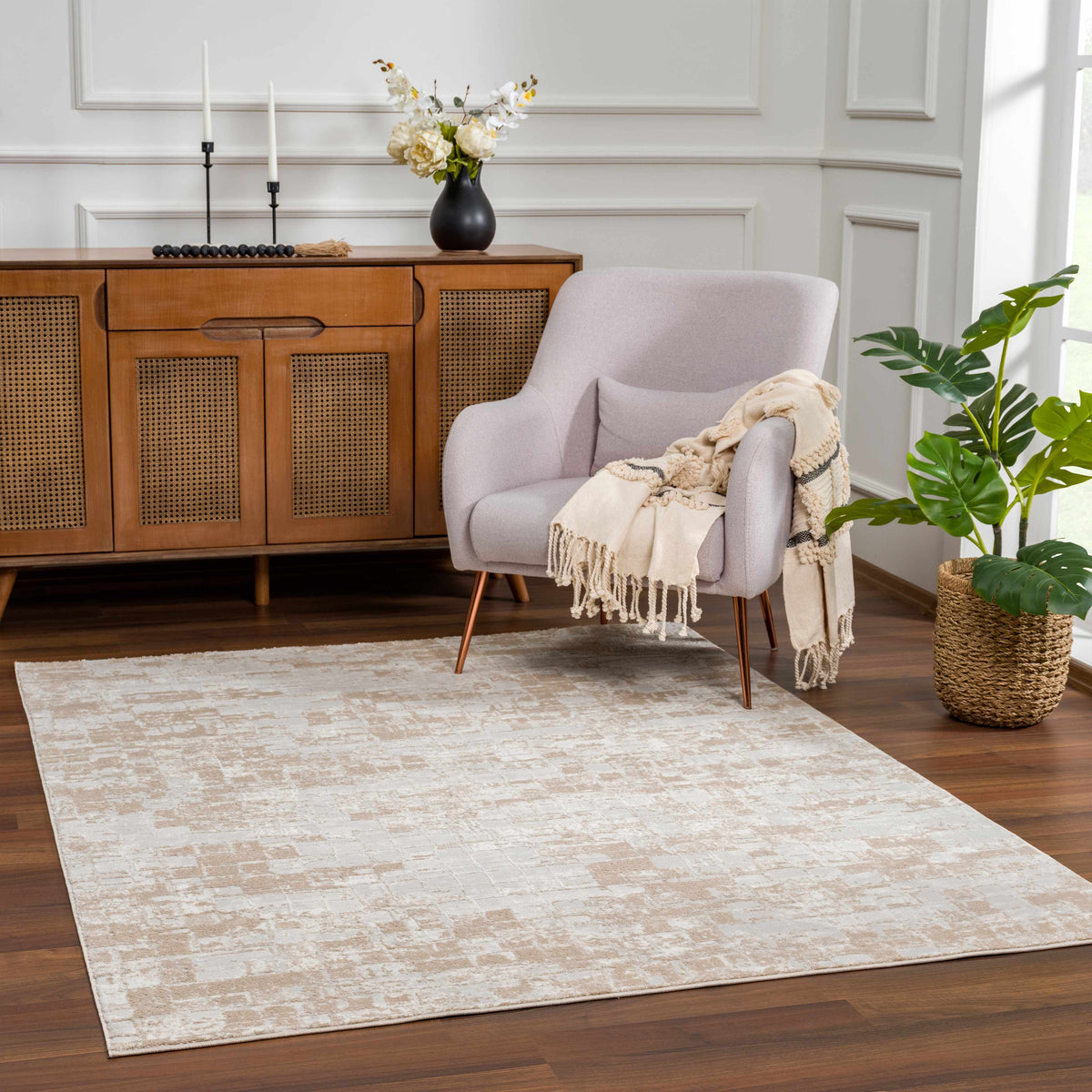Liveri Pink Mosaic Rug