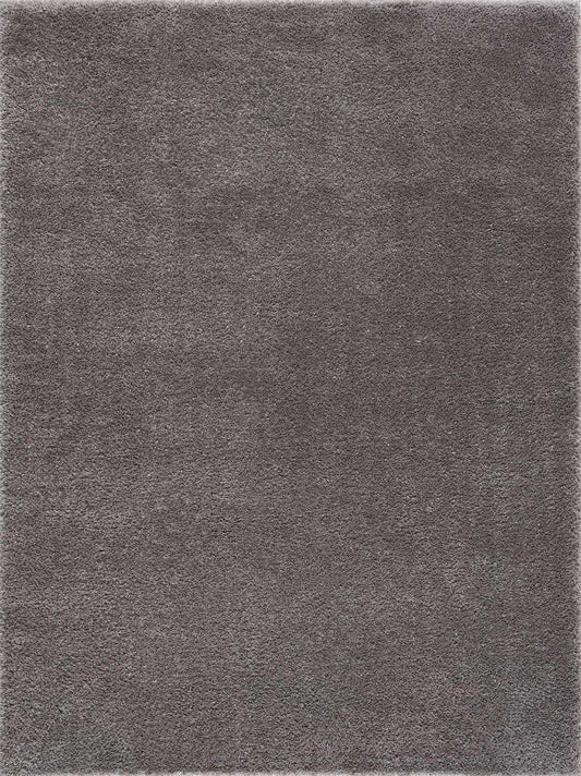 Charven Charcoal Subtle Wavy Abstract Modern Minimalist Polyester Machine Woven Area Rug