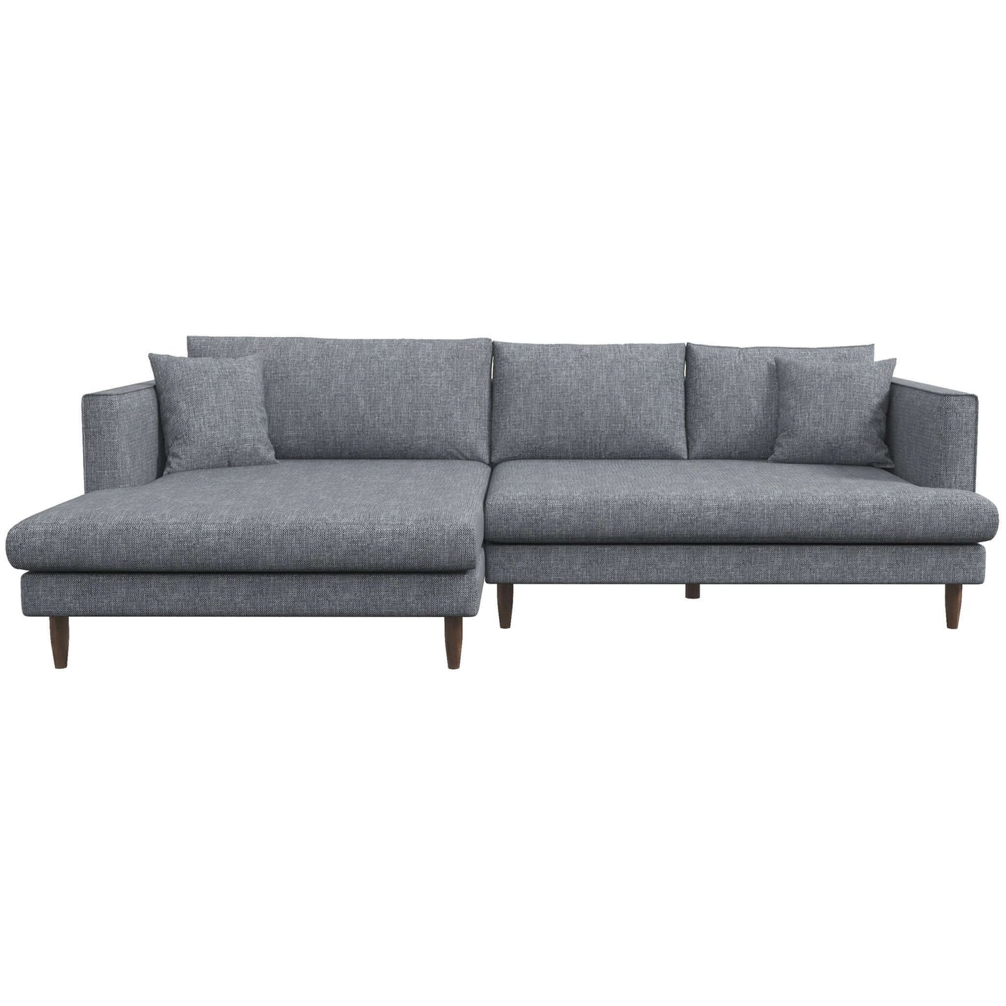 Ashcroft Furniture Co Sectional Sofas Grey Linen / Left Facing Blake L-Shaped Sectional Sofa