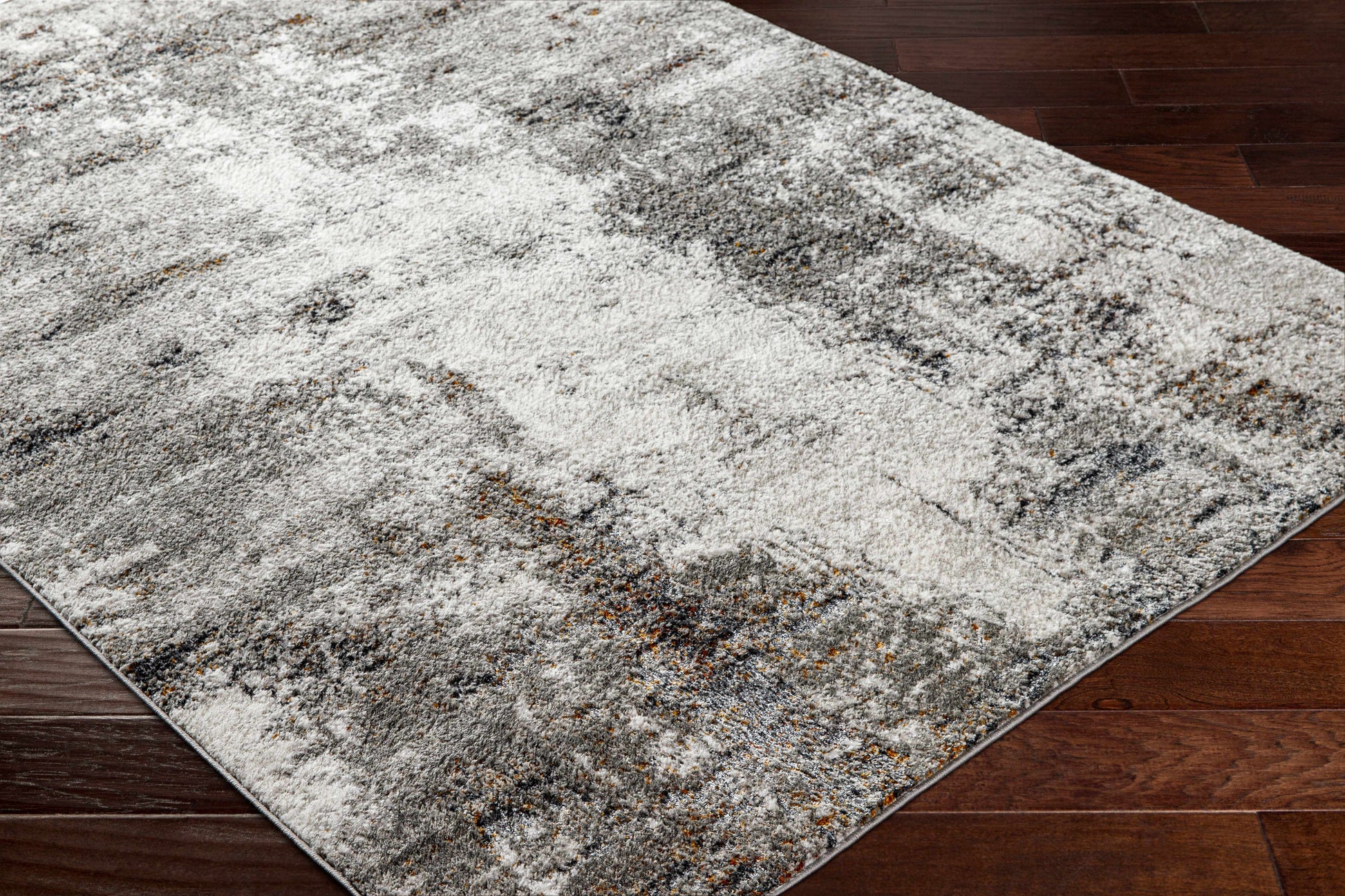 Duval Taupe Abstract Area Rug.