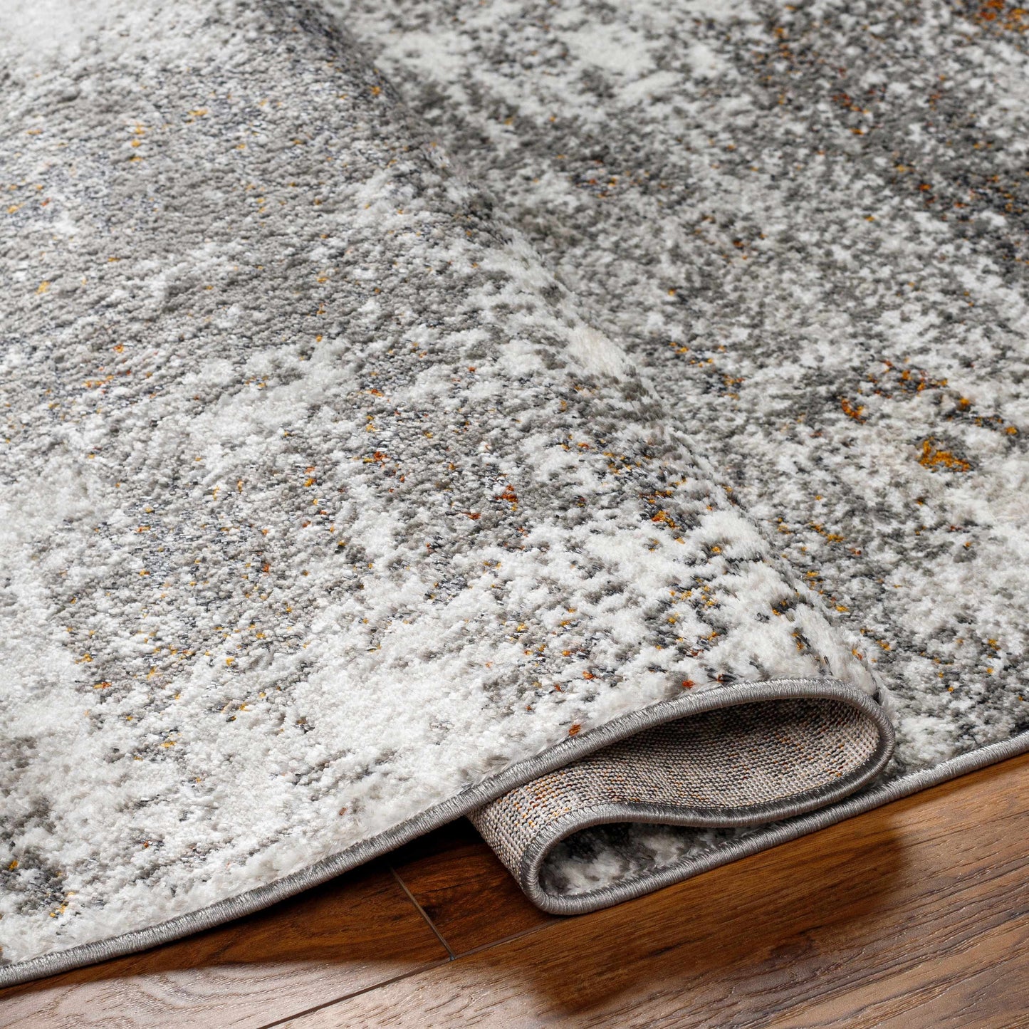 Duval Taupe Abstract Area Rug.