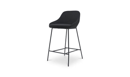 The Carpentry Shop Co. SHELBY COUNTER STOOL BLACK SHELBY COUNTER STOOL BLACK