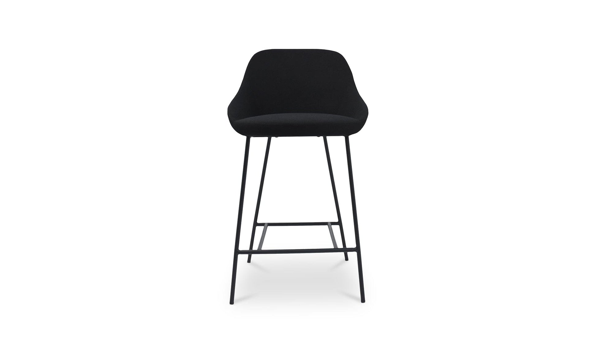 The Carpentry Shop Co. SHELBY COUNTER STOOL BLACK SHELBY COUNTER STOOL BLACK