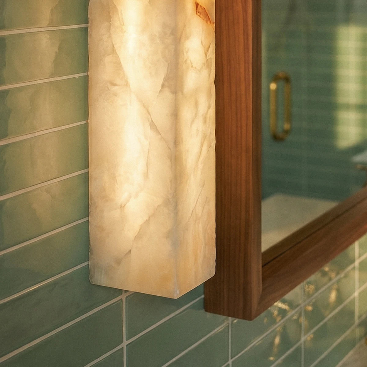 Sheta Alabaster Wall Light.