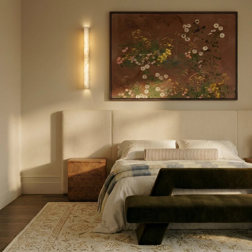 Sheta Alabaster Wall Light.