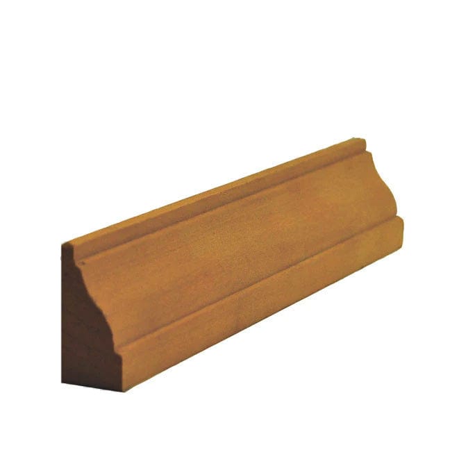 NewMouldings Shoe Molding Cherry / 94 inches EWBS13 Colonial Baseboard Shoe and Doorstop EWBS13 Colonial Baseboard Shoe and Doorstop
