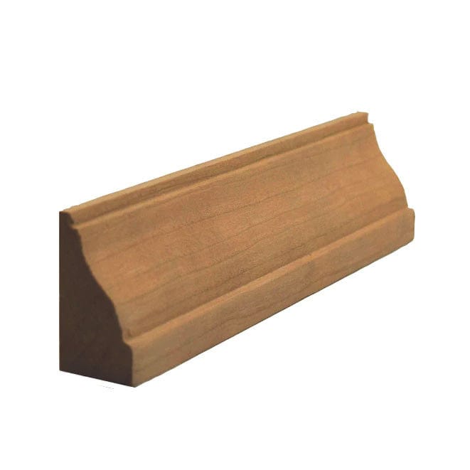 NewMouldings Shoe Molding Cherry / 94 inches EWBS14 Colonial Baseboard Shoe and Doorstop EWBS14 Colonial Baseboard Shoe and Doorstop