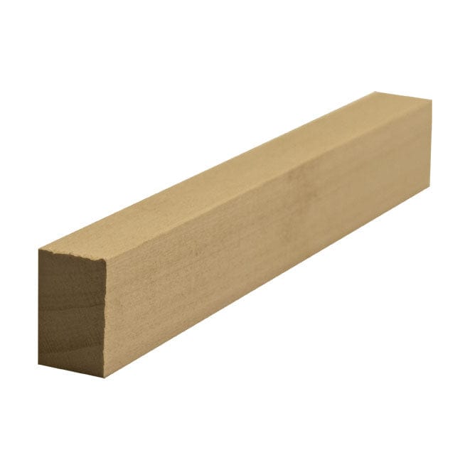 NewMouldings Shoe Molding Poplar / 94 inches EWBS20 Square Baseboard Shoe and Door stop EWBS20 Square Baseboard Shoe and Door stop