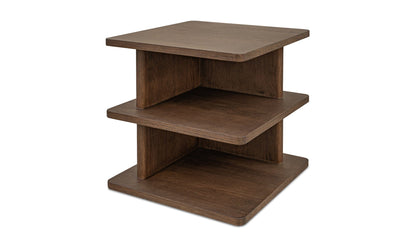 Moe's Home Collection Side Table Casey Side Table Dark Brown Casey Side Table Dark Brown