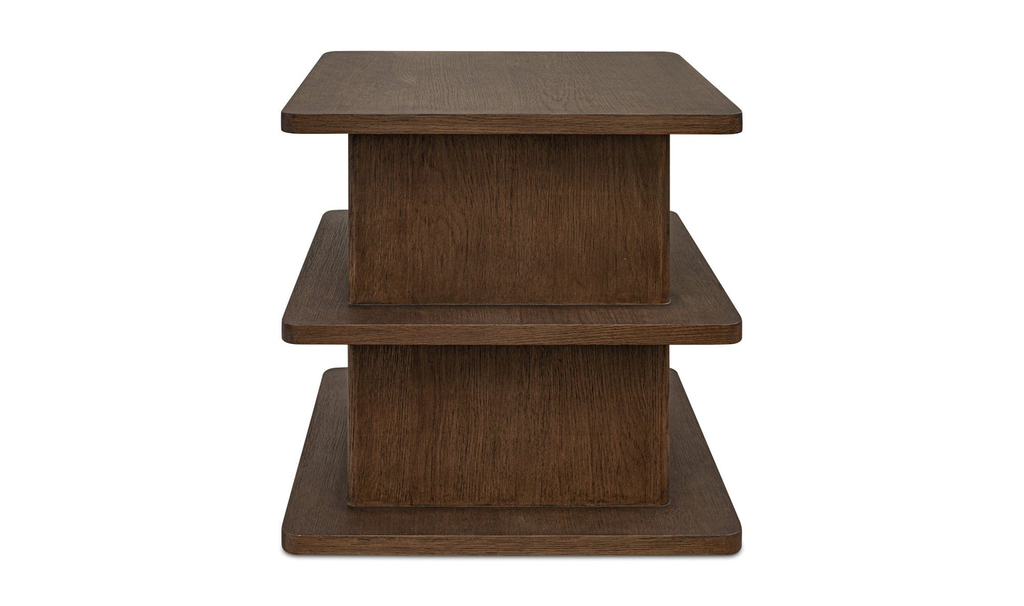 Moe's Home Collection Side Table Casey Side Table Dark Brown Casey Side Table Dark Brown