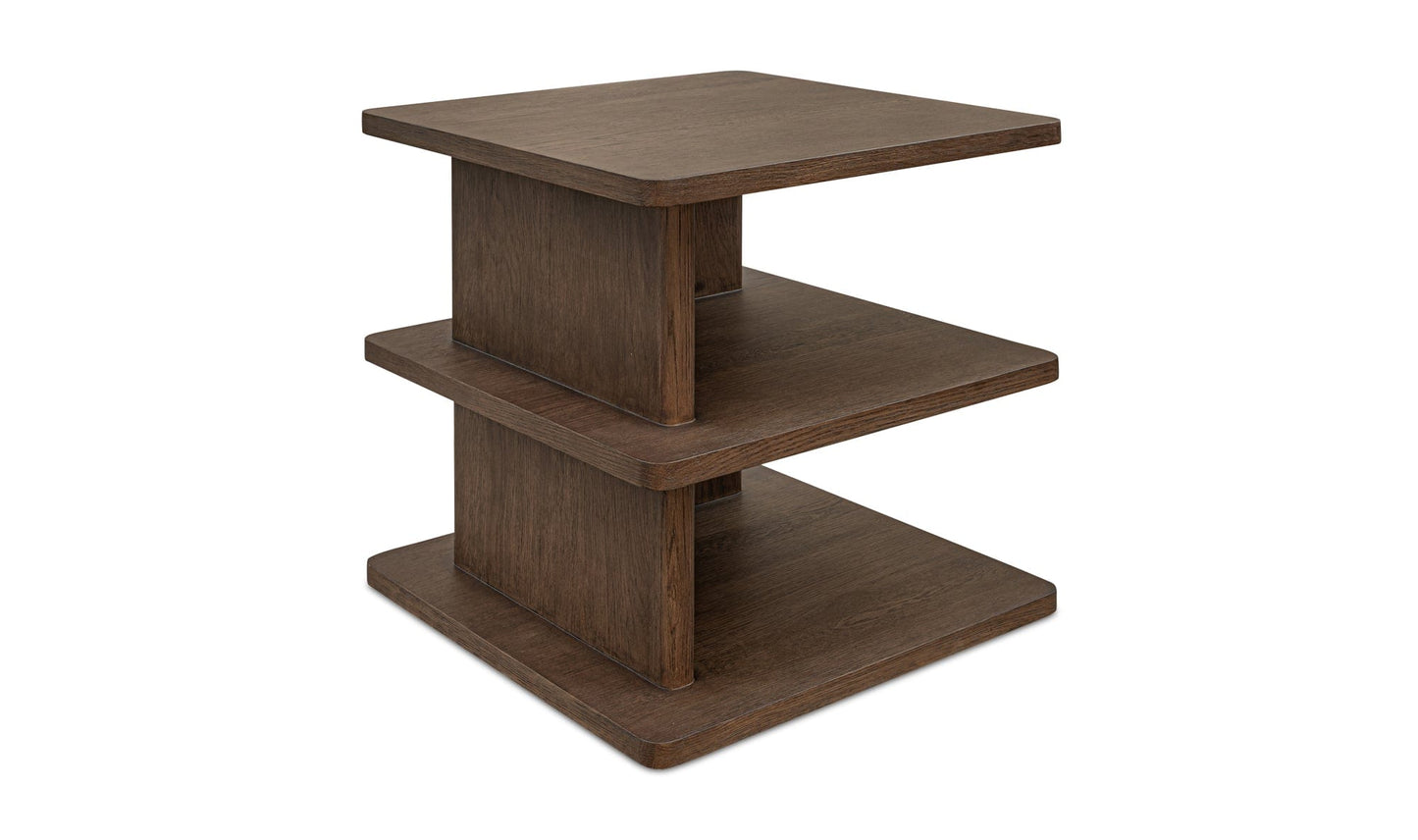 Moe's Home Collection Side Table Casey Side Table Dark Brown Casey Side Table Dark Brown