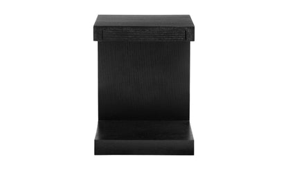 Moe's Home Collection Side Table ZIO SIDETABLE BLACK OAK ZIO SIDETABLE BLACK OAK