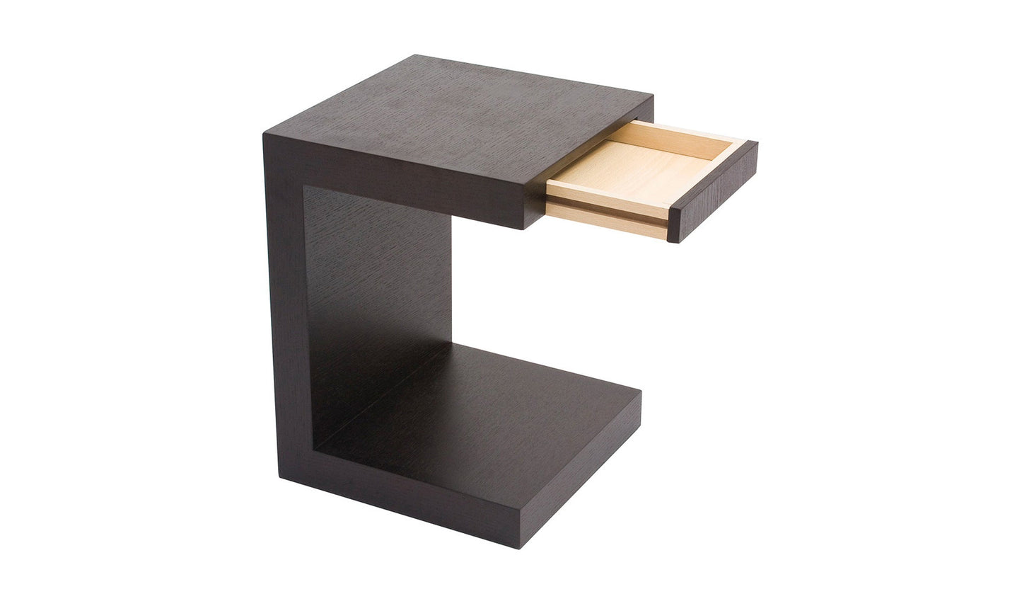 Moe's Home Collection Side Table ZIO SIDETABLE BLACK OAK ZIO SIDETABLE BLACK OAK