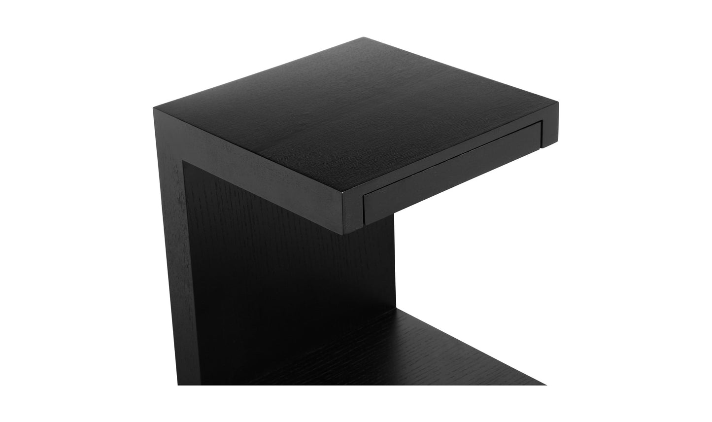 Moe's Home Collection Side Table ZIO SIDETABLE BLACK OAK ZIO SIDETABLE BLACK OAK