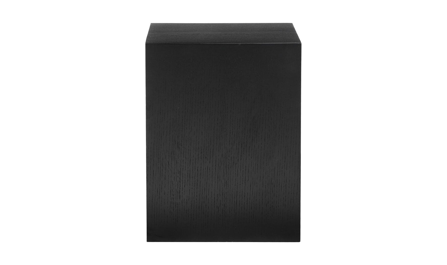 Moe's Home Collection Side Table ZIO SIDETABLE BLACK OAK ZIO SIDETABLE BLACK OAK