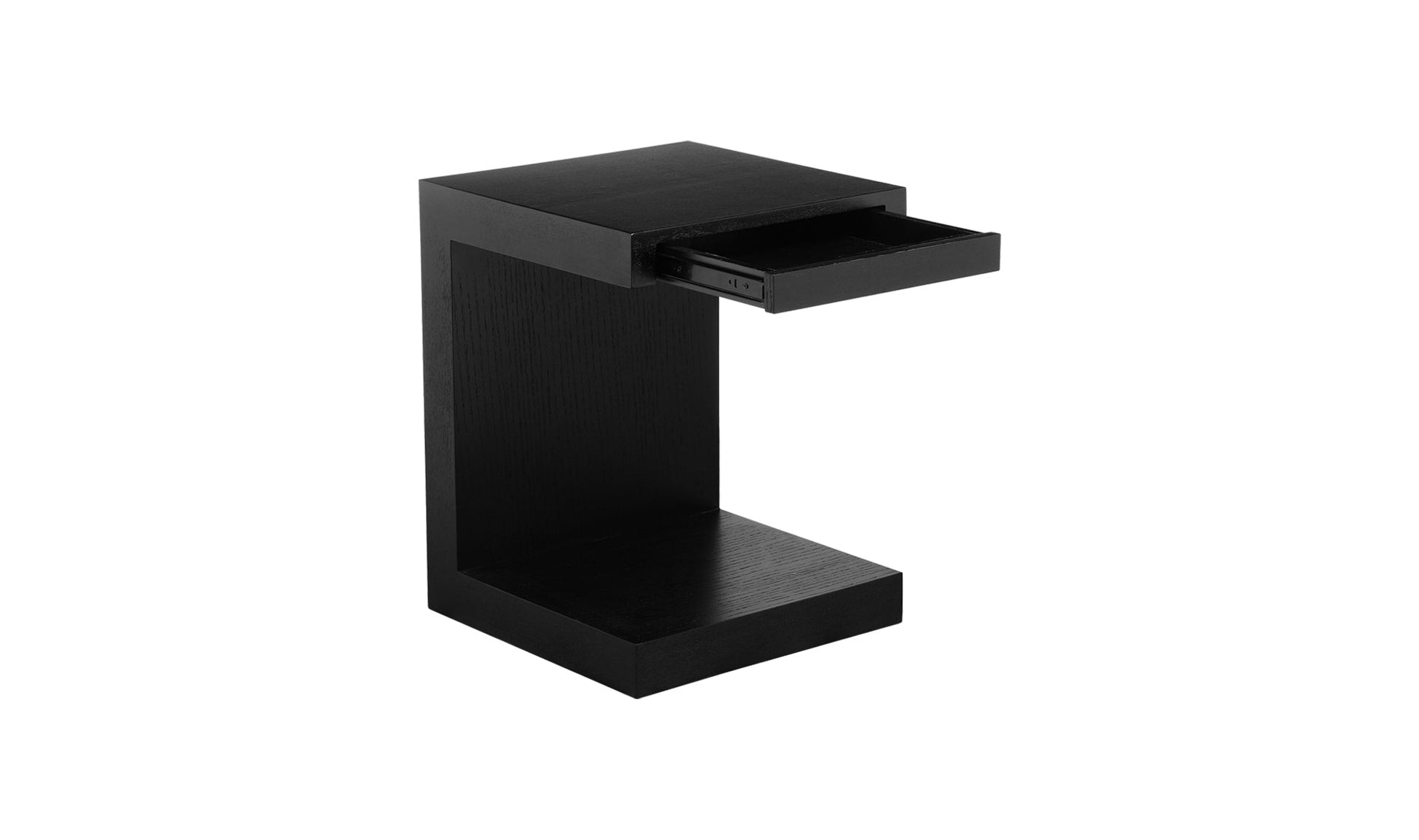 Moe's Home Collection Side Table ZIO SIDETABLE BLACK OAK ZIO SIDETABLE BLACK OAK