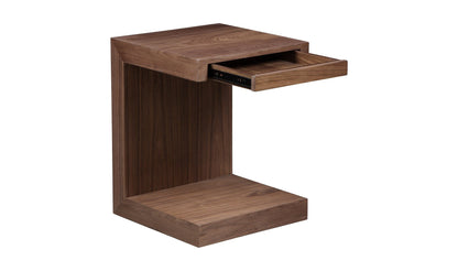 Moe's Home Collection Side Table ZIO SIDETABLE WALNUT ZIO SIDETABLE WALNUT