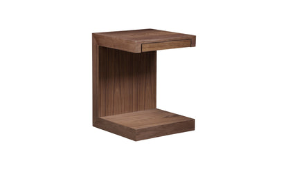 Moe's Home Collection Side Table ZIO SIDETABLE WALNUT ZIO SIDETABLE WALNUT