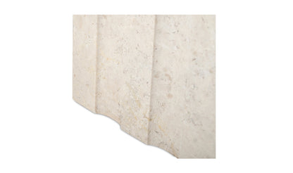 Moe's Home Collection Side Tables Forum Side Table Cream Marble Forum Side Table Cream Marble