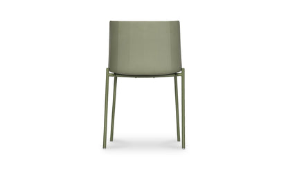 Moe's SILLA OUTDOOR DINING CHAIR- SET OF TWO (BLACK)