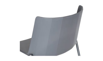 Moe's SILLA OUTDOOR DINING CHAIR- SET OF TWO (BLACK)