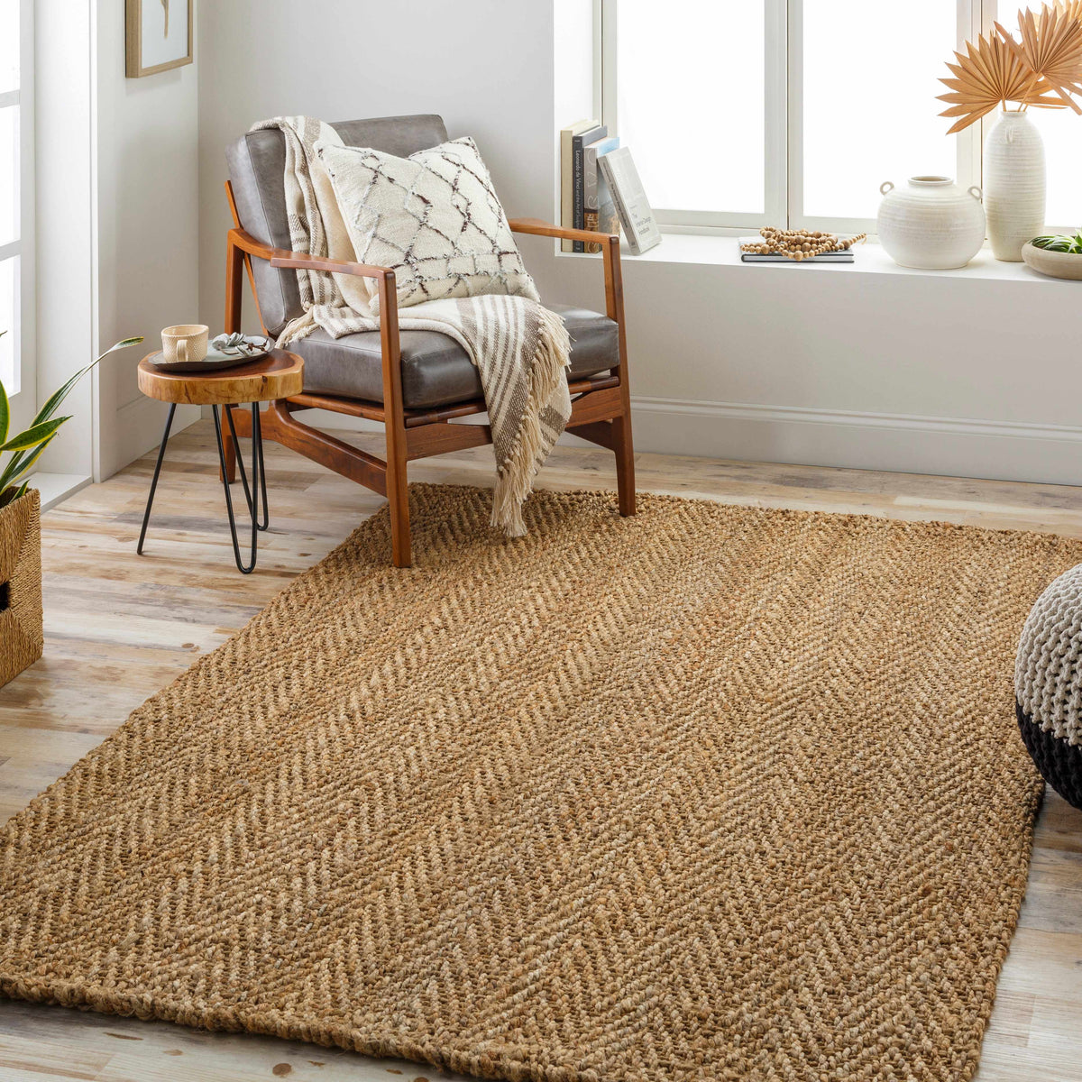 Asaka Jute Area Rug - Clearance.
