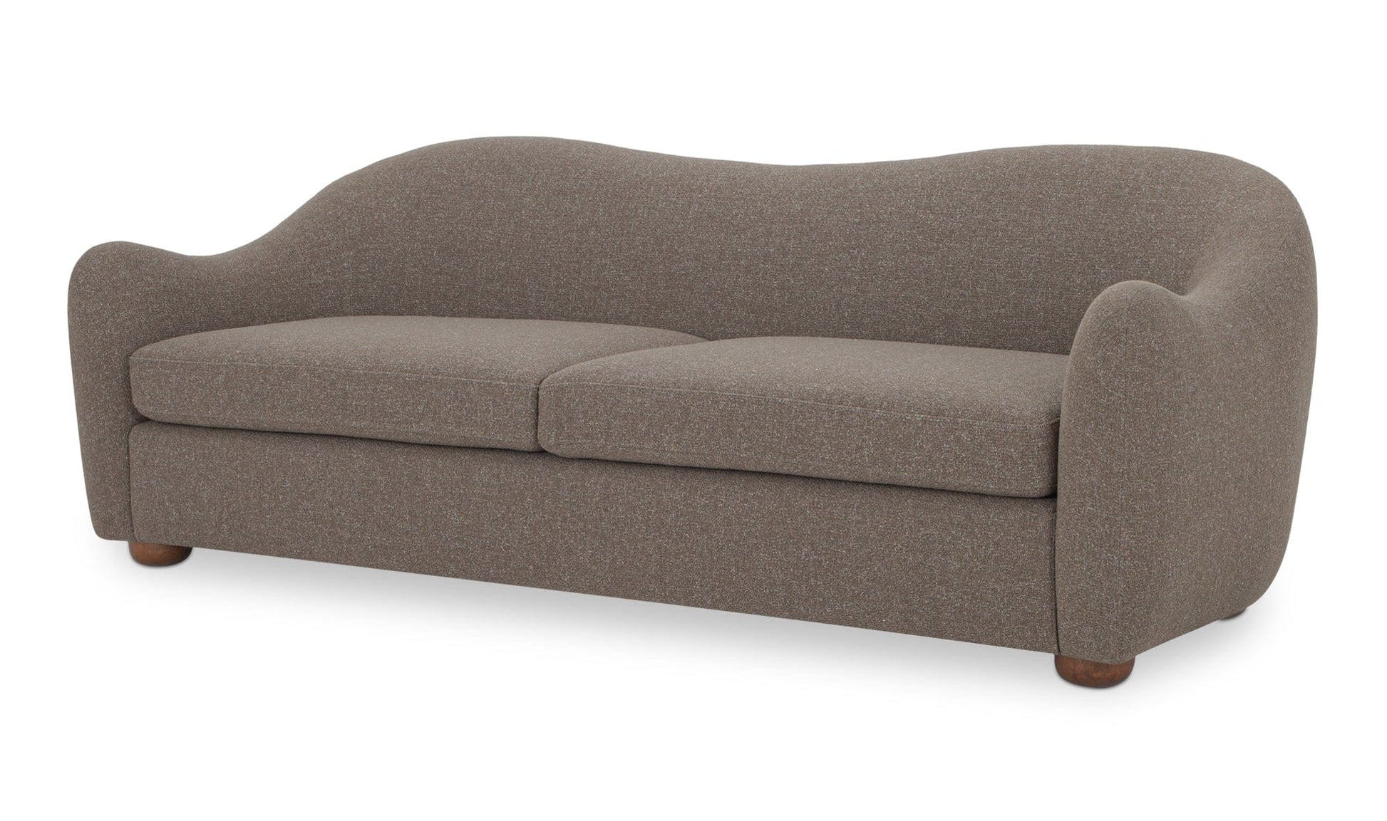 Moe's Home Collection Sofas Bria Sofa Brown Bria Sofa Brown