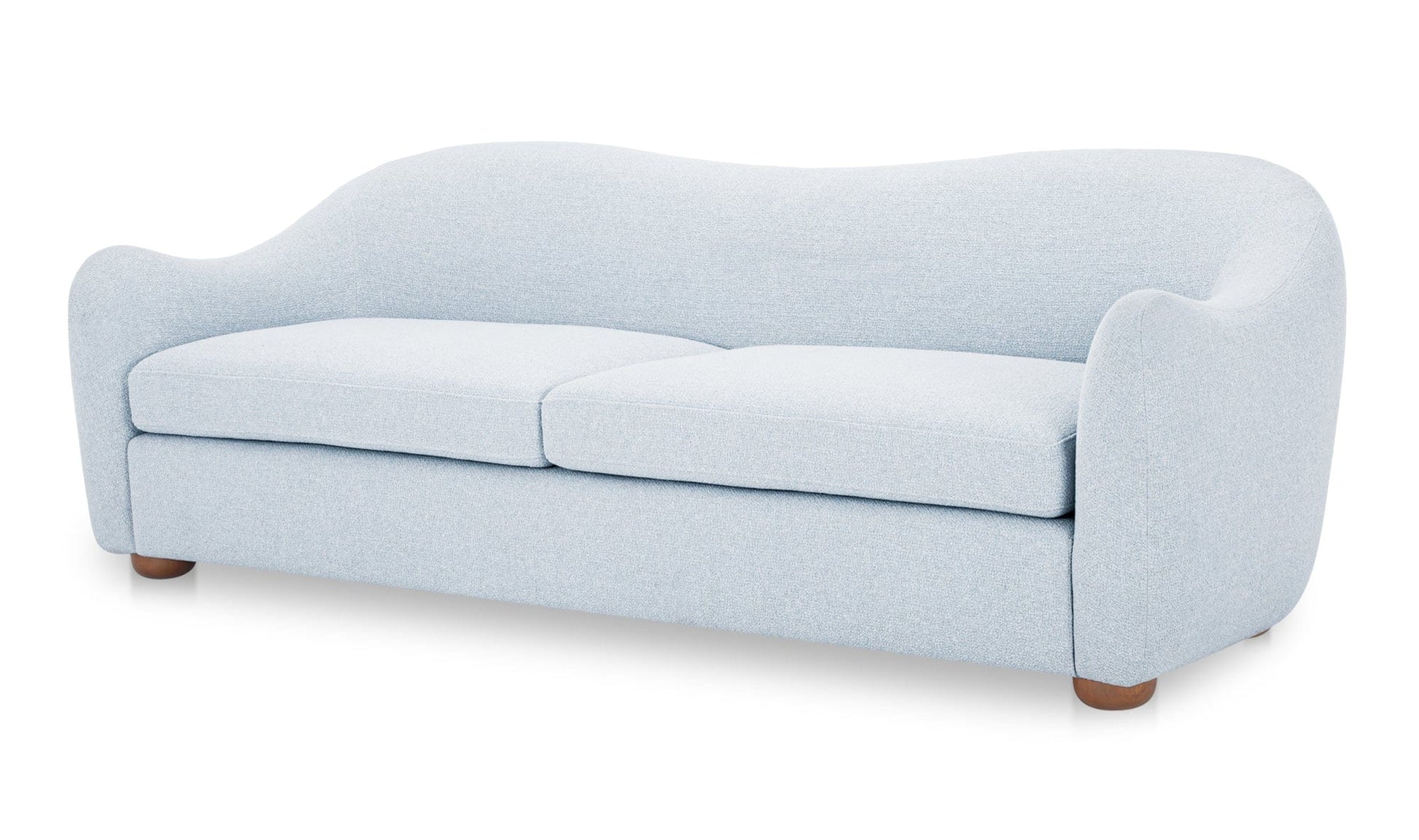 Moe's Home Collection Sofas Bria Sofa Light Blue Bria Sofa Light Blue