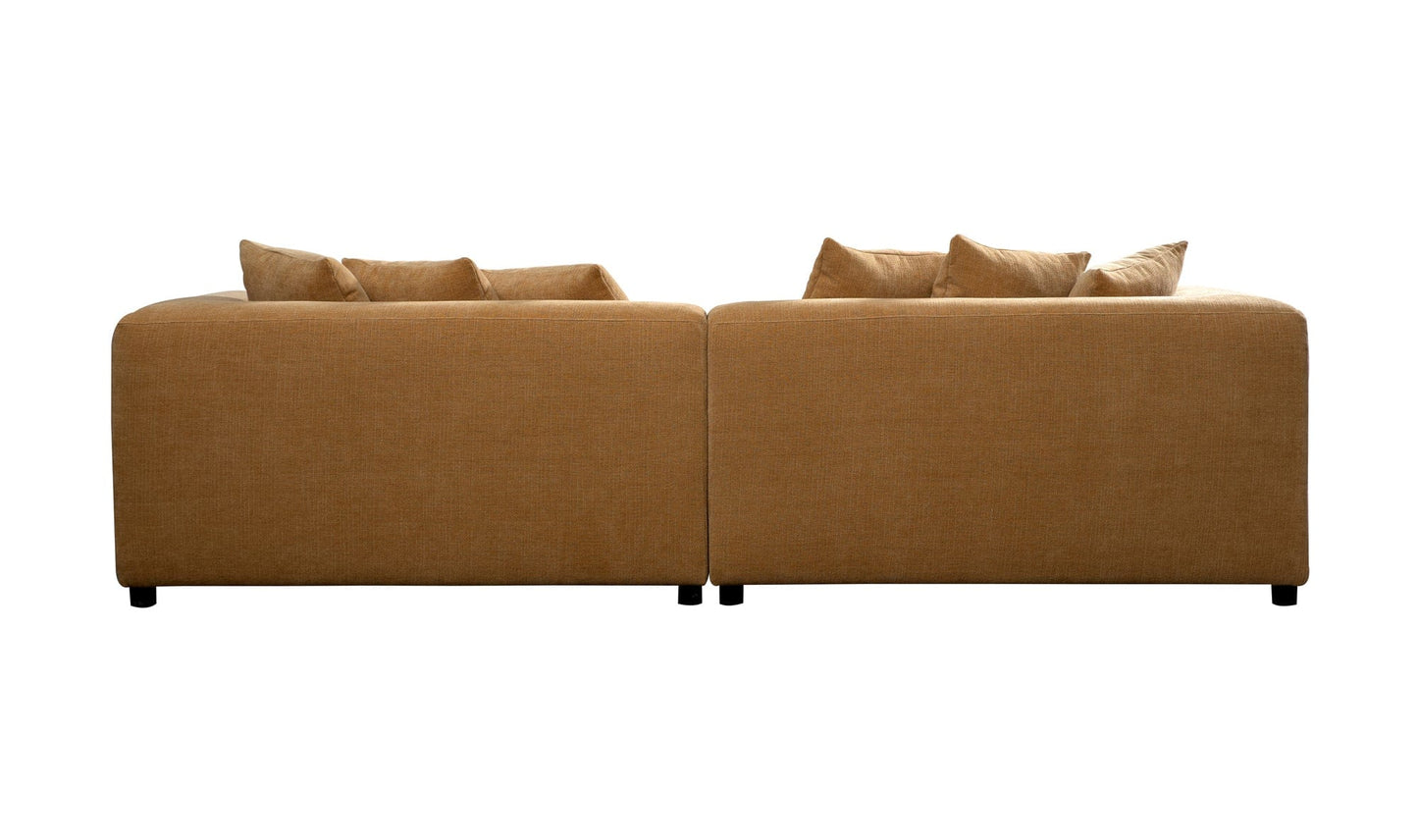 Moe's Home Collection Sofas Davie Sofa Golden Yellow Davie Sofa Golden Yellow