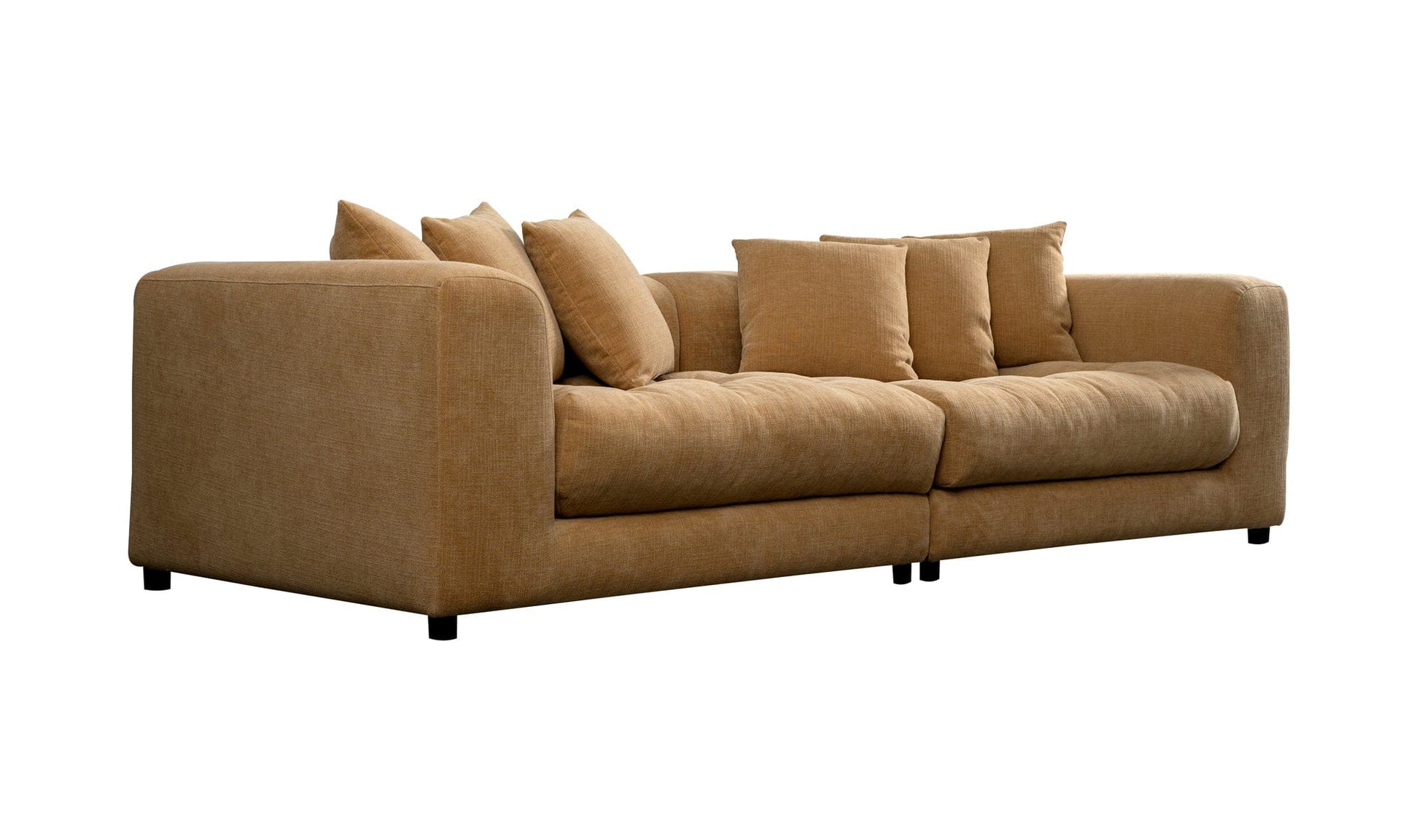 Moe's Home Collection Sofas Davie Sofa Golden Yellow Davie Sofa Golden Yellow