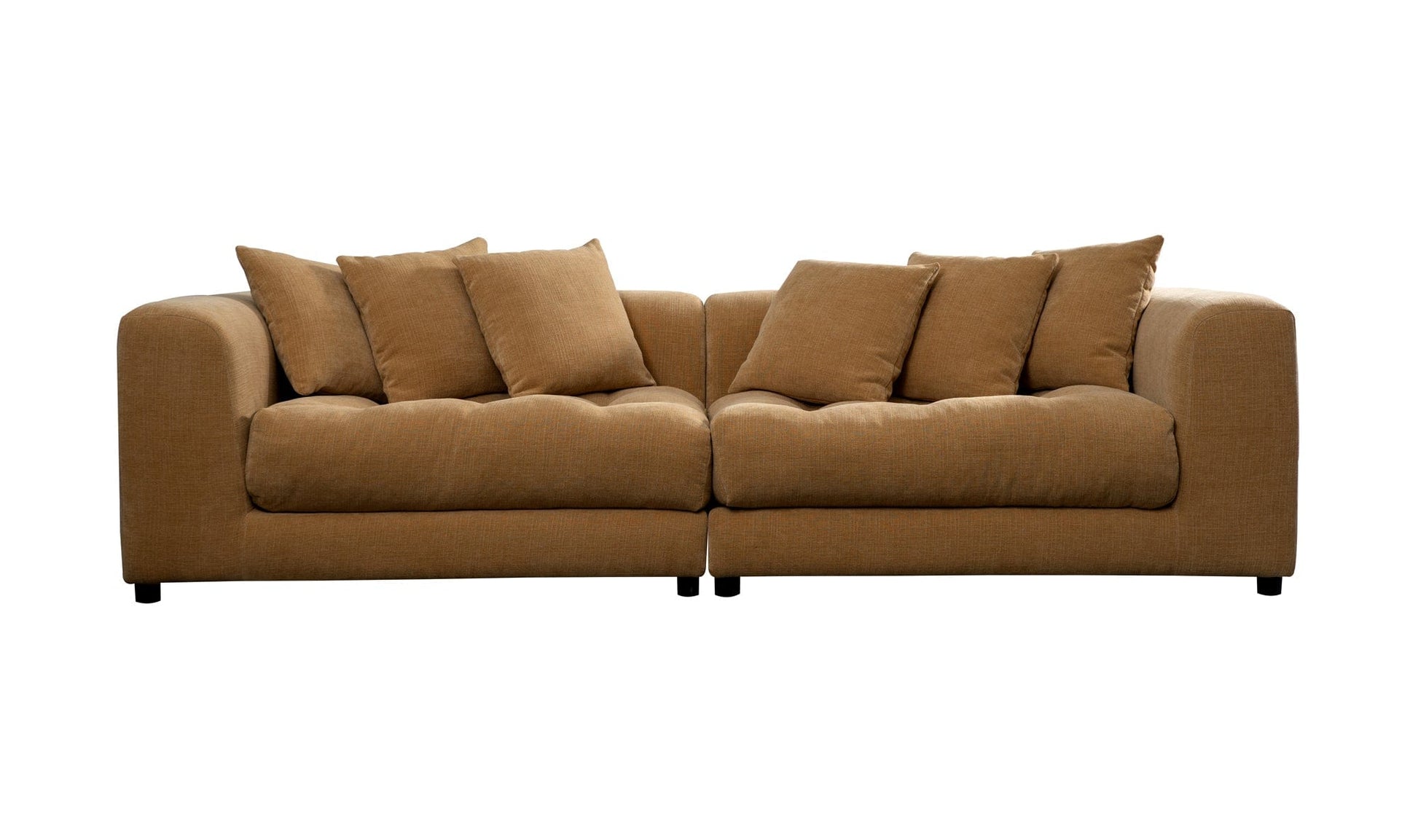Moe's Home Collection Sofas Davie Sofa Golden Yellow Davie Sofa Golden Yellow