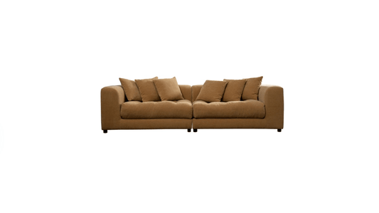 Moe's Home Collection Sofas Davie Sofa Golden Yellow Davie Sofa Golden Yellow