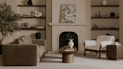 Moe's Home Collection Sofas Davie Sofa Olive Davie Sofa Olive