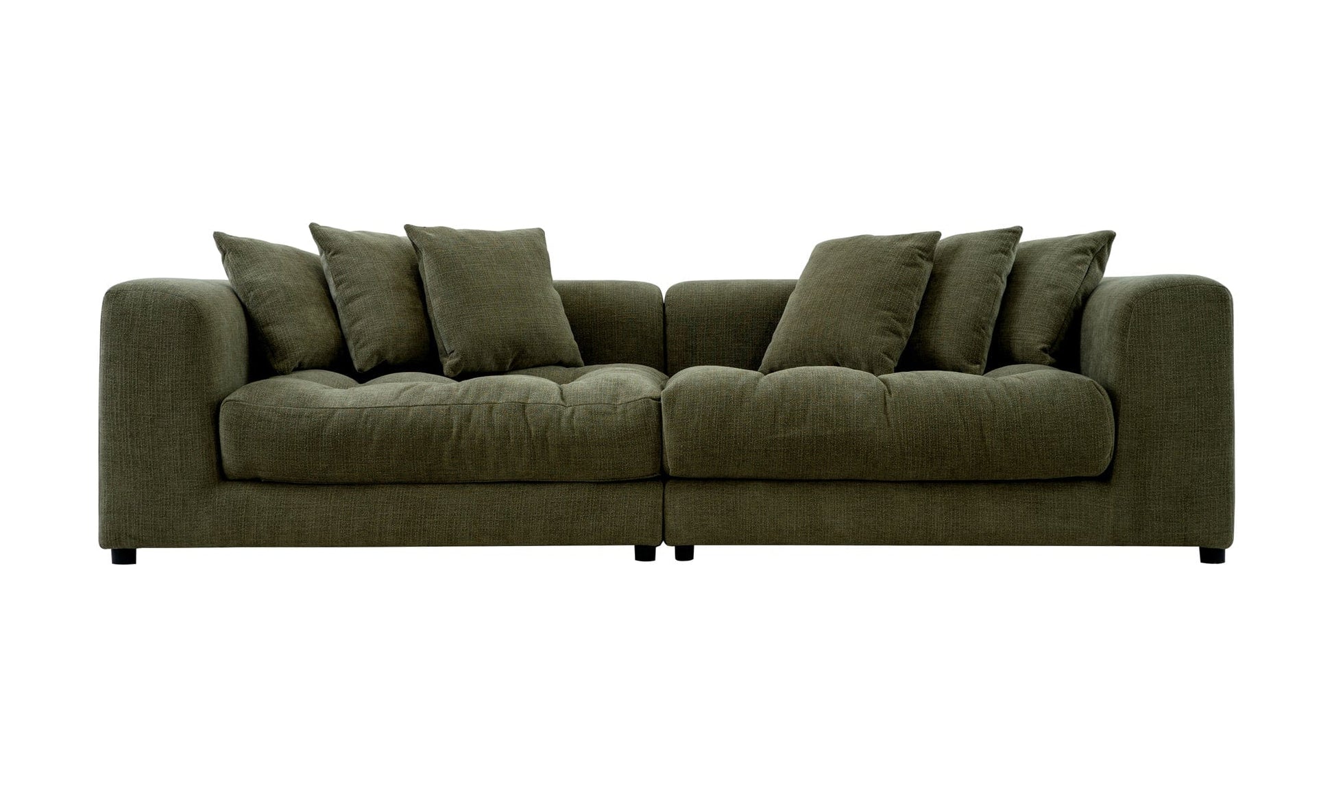 Moe's Home Collection Sofas Davie Sofa Olive Davie Sofa Olive