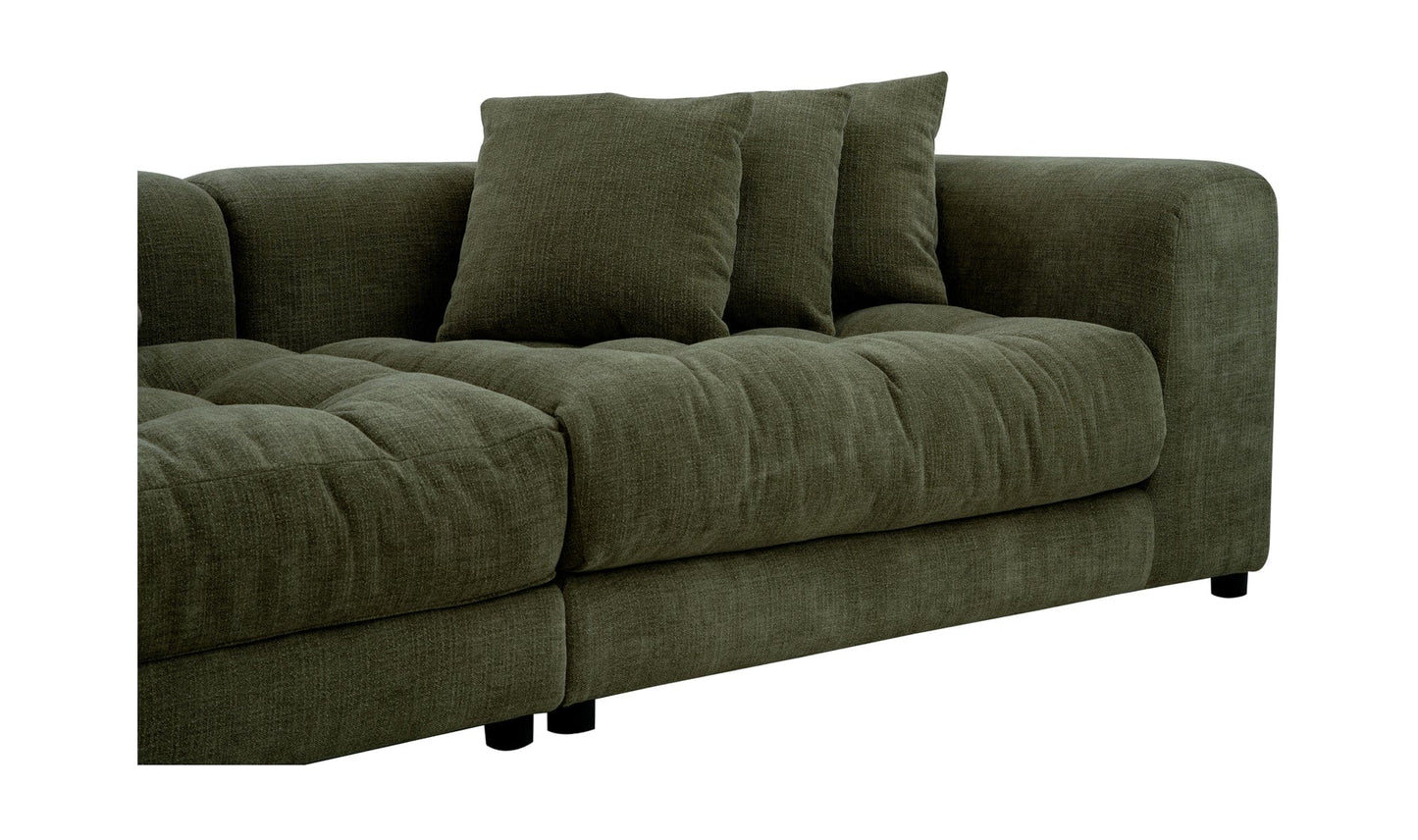 Moe's Home Collection Sofas Davie Sofa Olive Davie Sofa Olive