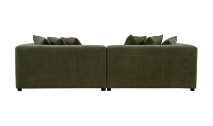 Moe's Home Collection Sofas Davie Sofa Olive Davie Sofa Olive