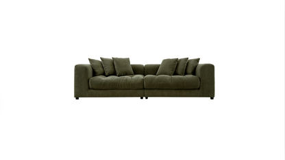 Moe's Home Collection Sofas Davie Sofa Olive Davie Sofa Olive