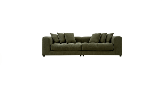 Moe's Home Collection Sofas Davie Sofa Olive Davie Sofa Olive