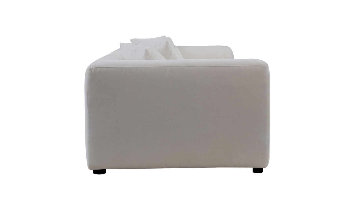 Moe's Home Collection Sofas Davie Sofa Warm White Davie Sofa Warm White