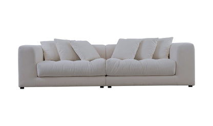 Moe's Home Collection Sofas Davie Sofa Warm White Davie Sofa Warm White