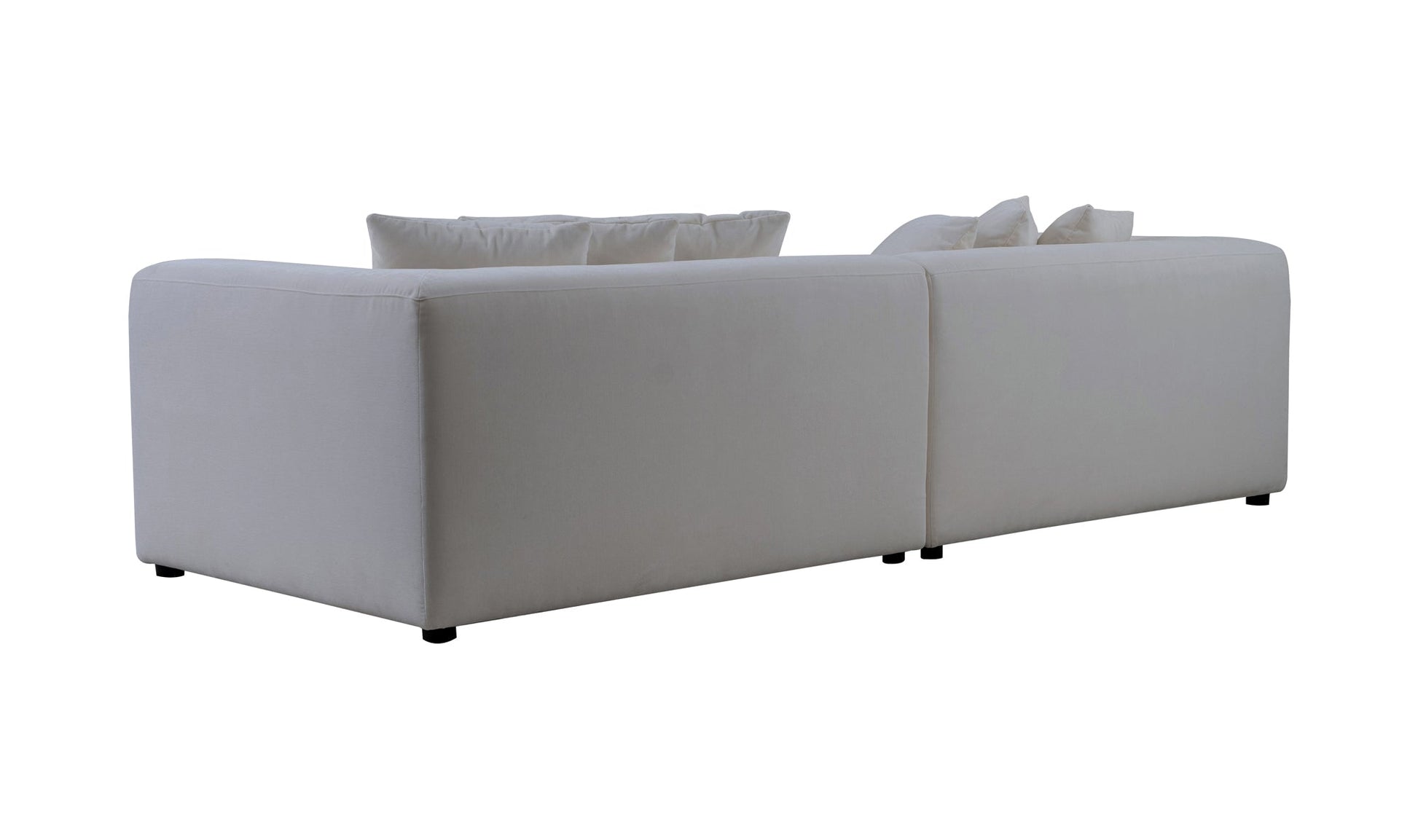 Moe's Home Collection Sofas Davie Sofa Warm White Davie Sofa Warm White