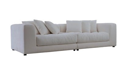 Moe's Home Collection Sofas Davie Sofa Warm White Davie Sofa Warm White