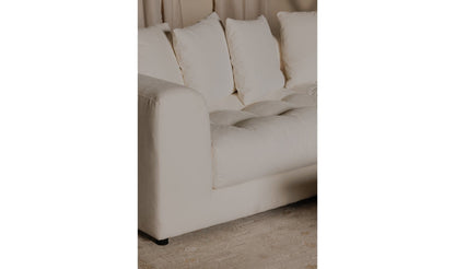 Moe's Home Collection Sofas Davie Sofa Warm White Davie Sofa Warm White