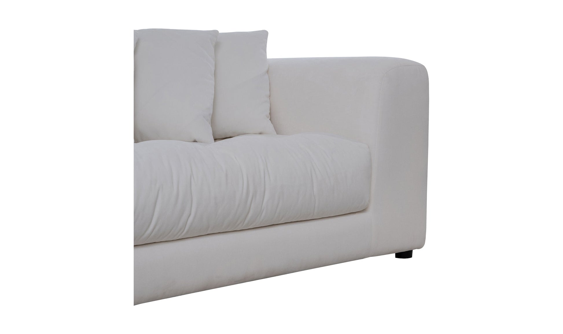 Moe's Home Collection Sofas Davie Sofa Warm White Davie Sofa Warm White
