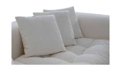 Moe's Home Collection Sofas Davie Sofa Warm White Davie Sofa Warm White