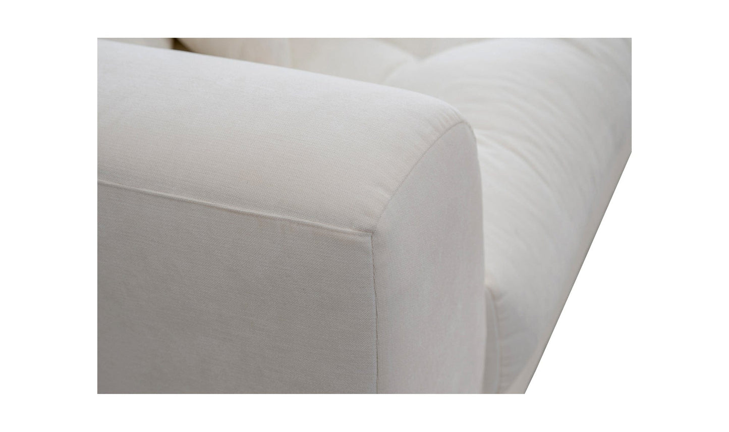 Moe's Home Collection Sofas Davie Sofa Warm White Davie Sofa Warm White