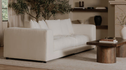 Moe's Home Collection Sofas Davie Sofa Warm White Davie Sofa Warm White