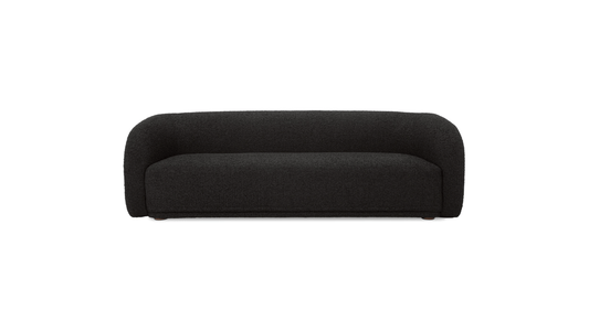 Moe's Home Collection Sofas Faye Sofa Black Boucle Faye Sofa Black Boucle