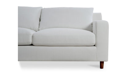 Moe's Home Collection Sofas Hutton Left Sectional White Hutton Left Sectional White